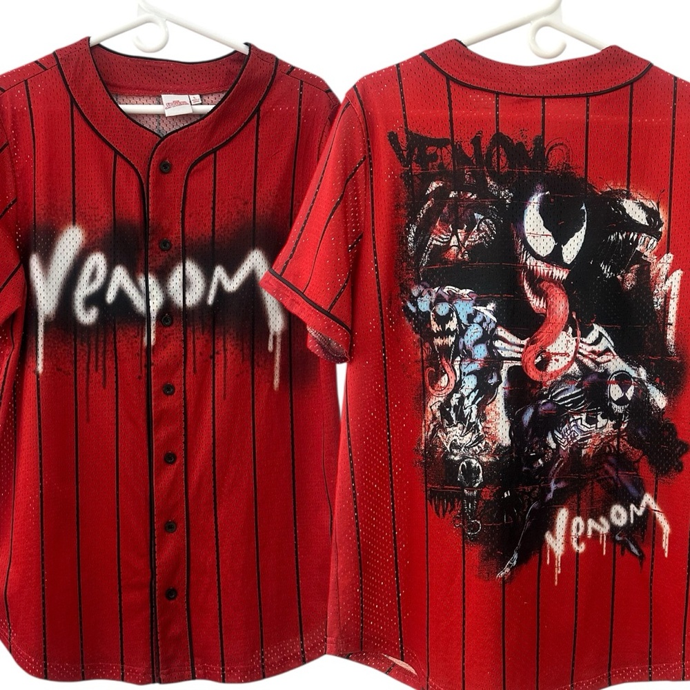 Venom Mesh Baseball Jersey. Size Large